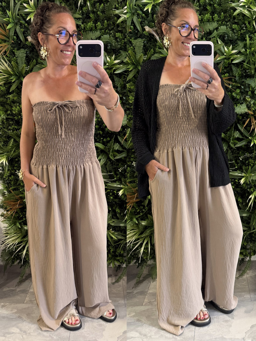 combi- pantalon bustier