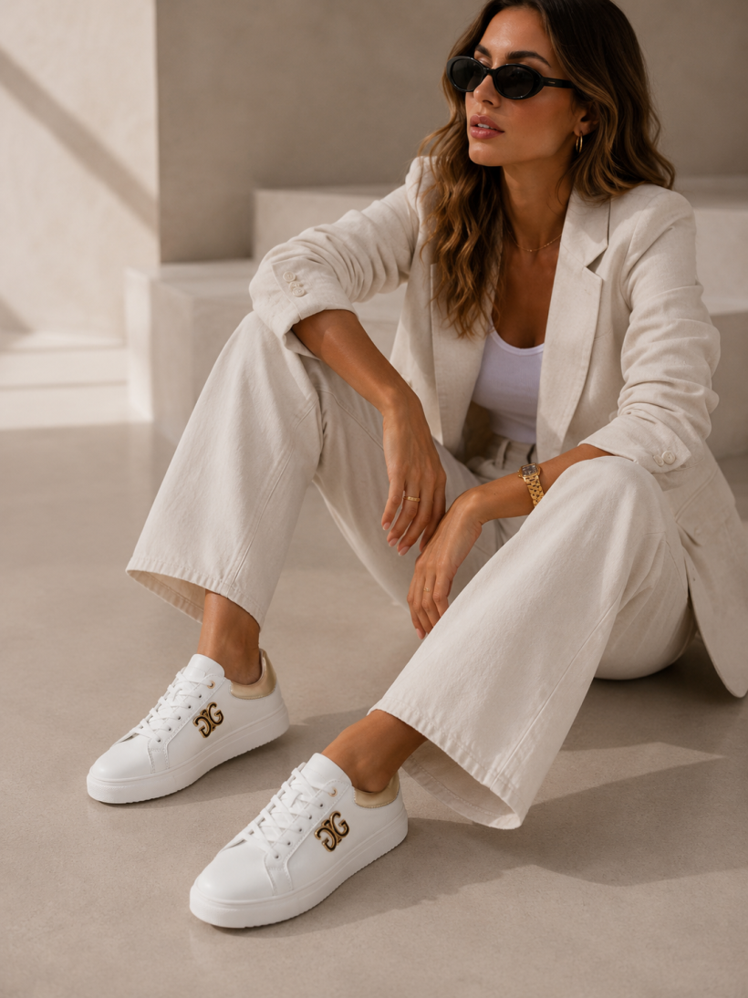 Buty sportowe damskie SKÓRA NATURALNA GOODIN GD-XF-150 