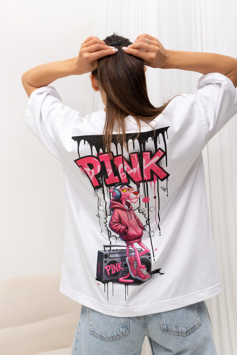 T-shirt oversize Pink Rebel Lara Fashion 