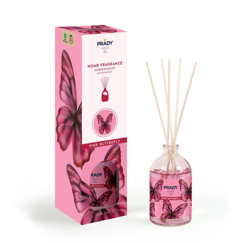 MIKADO PINK BUTTERFLY 100ML. PRADY