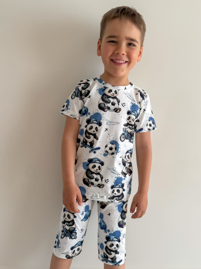 PIŻAMA PANDA PIŁKARZ BY O BABY