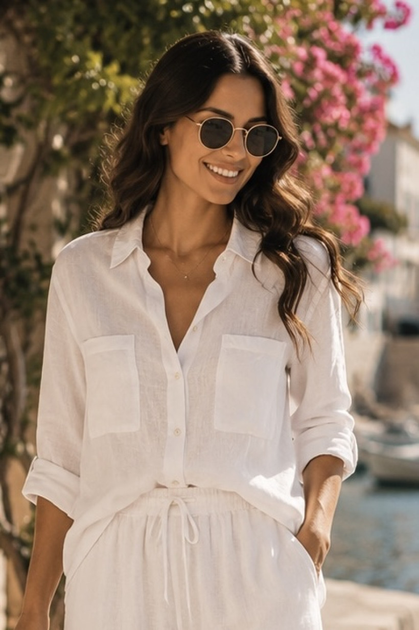 Koszula Linen Muse biała 