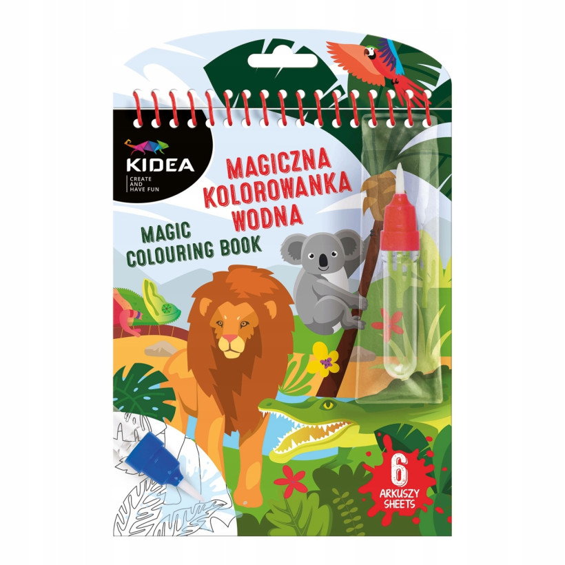 Magiczna Kolorowanka Wodna Zwierzęta