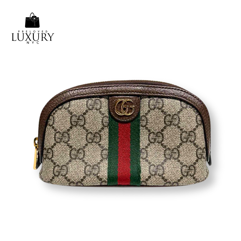 GUCCI GG Supreme Sherry Cosmetic Pouch
