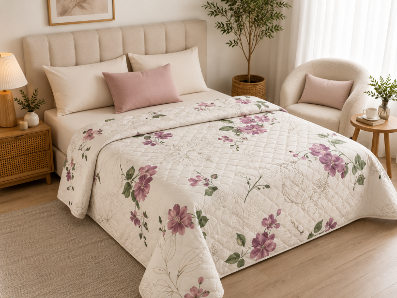 Kołdra letnia mix wzorów KD47 200x220 cm