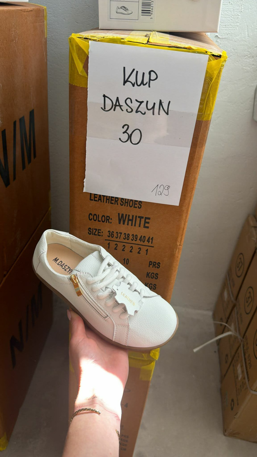 DASZYN 30 półbut skóra daszyński ol38-4 white
