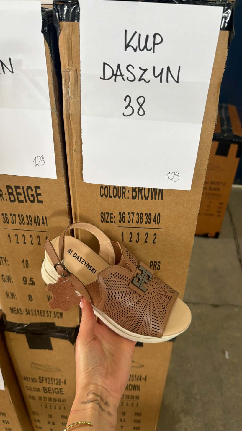 DASZYN 38 sandał daszyński sfy25144-4 brown