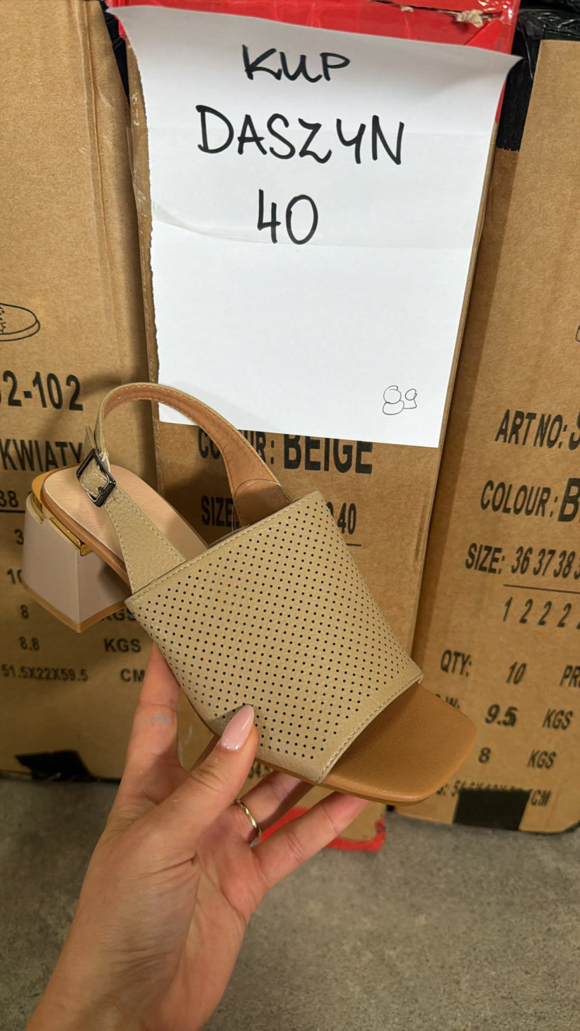 DASZYN 40 sandał daszyński beige