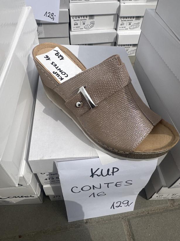 Contes 16 paczek klin złoty przecierany na róż klin 473 bez sat