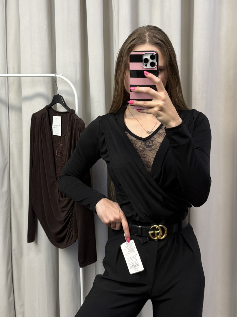 Bluzka elegancka z koronką