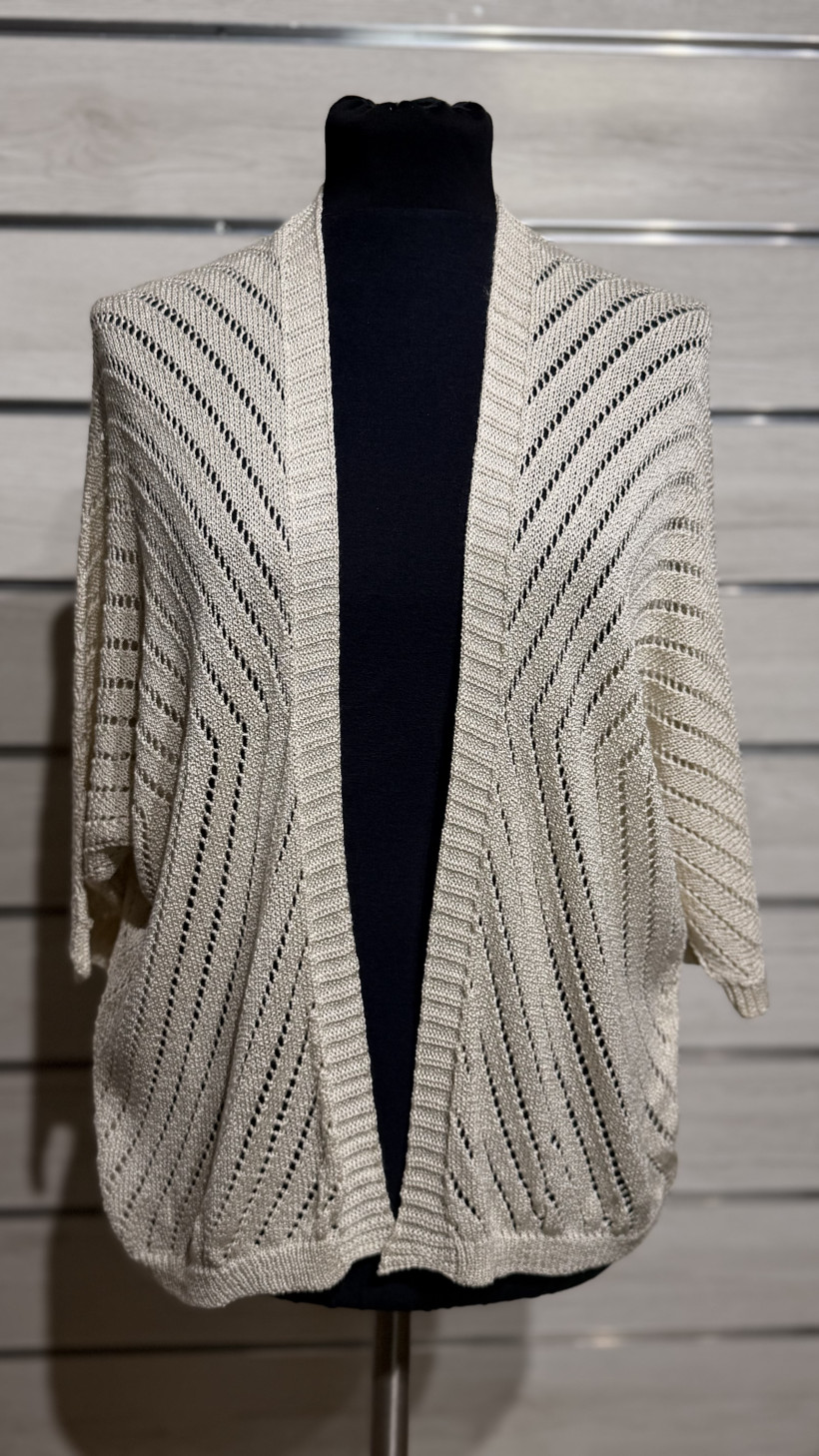 CARDIGAN EM TRICÔ ABERTO