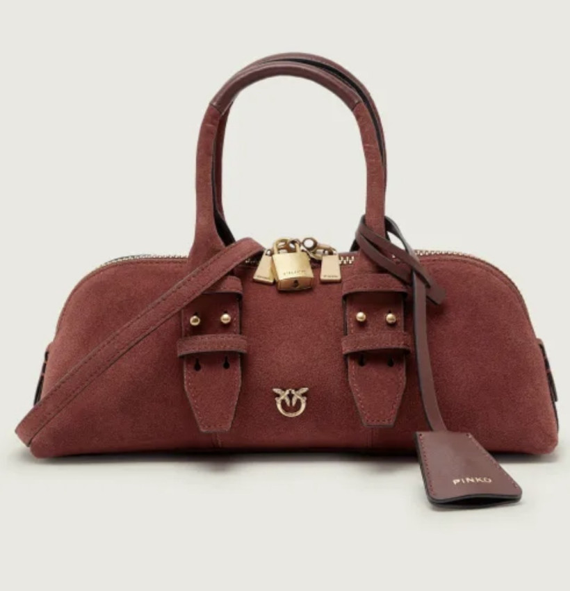 Torebka Pinko Bag Baguette 105334 A2JH Vino Rosso