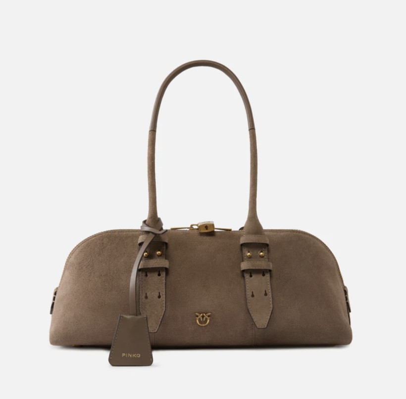 Torebka Pinko Bowling Horizontal Big 106169 A2JH beige