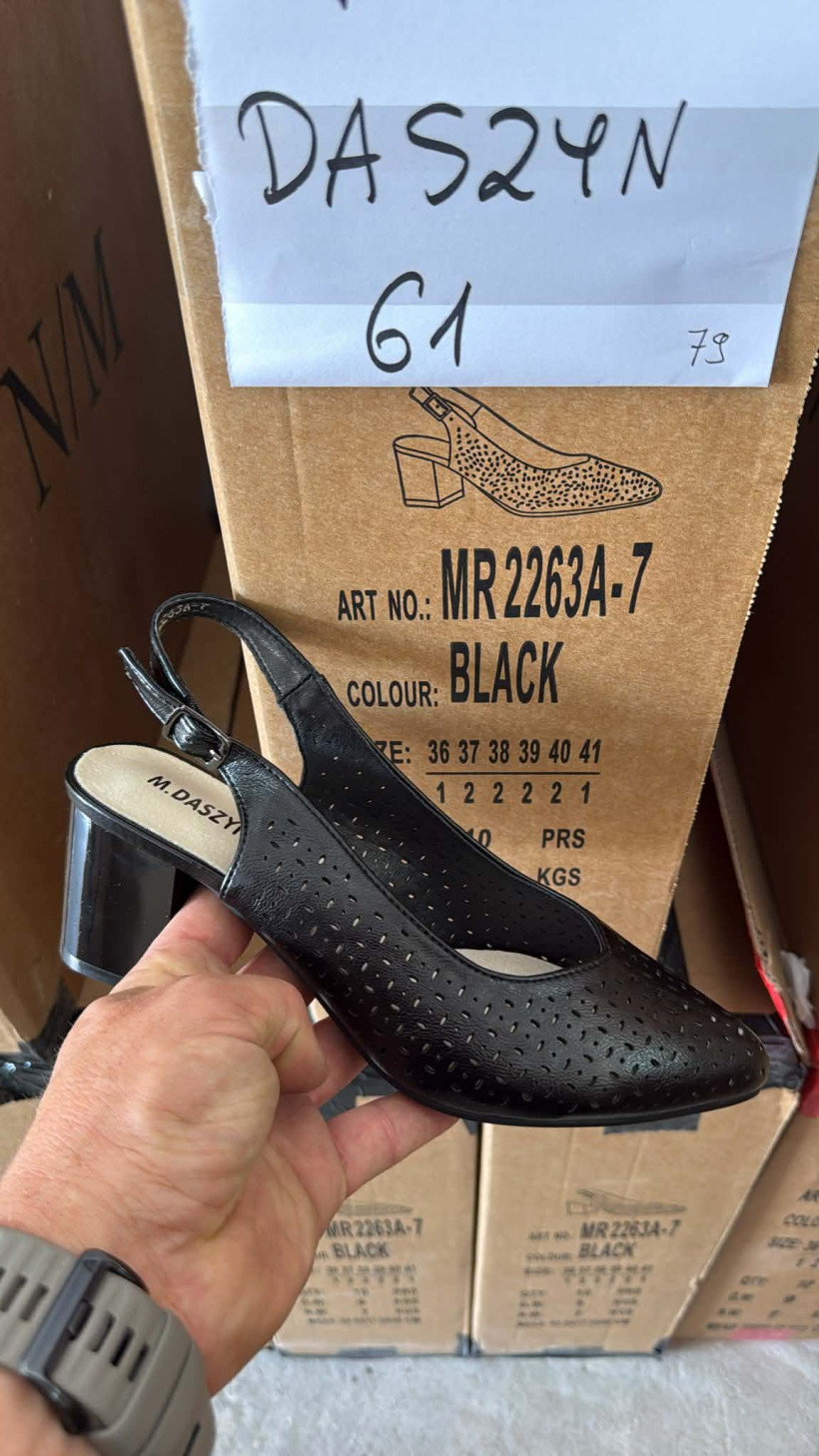 DASZYN 61 sandał na klocku daszyński mr2263a-7 black