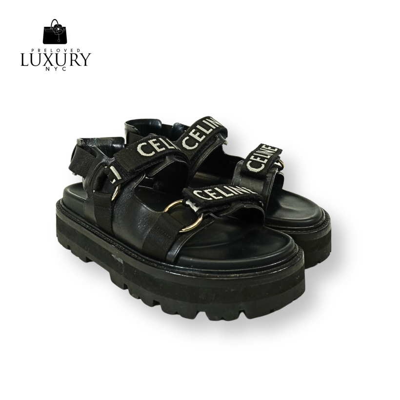 CELINE Outdoor Strap Bulky Sandals