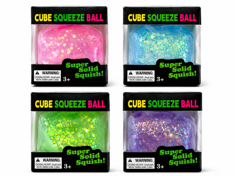 Kostka squeeze brokat 