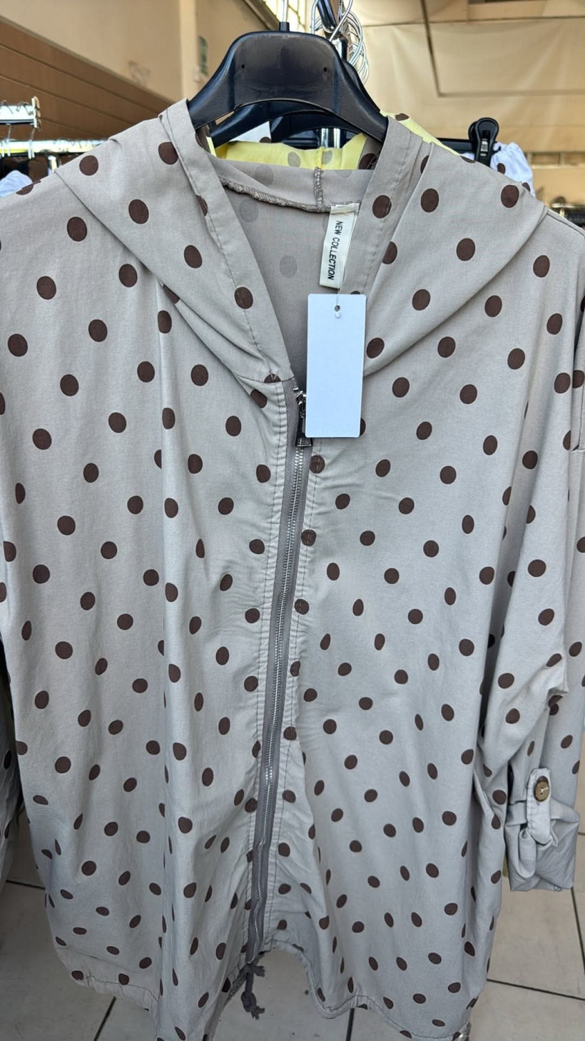 Italia nr 14 - Kurteczka / bluza w groszki - 26787 - fango