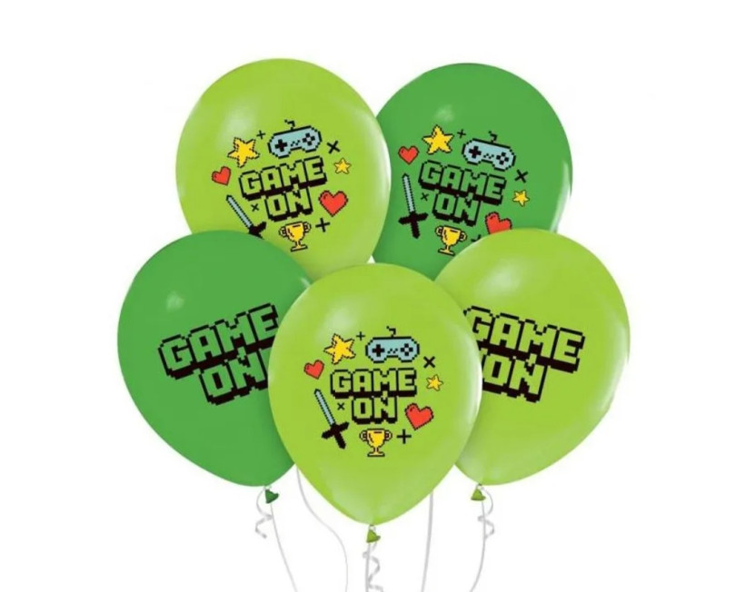Balony Game On Minecraft 5szt 