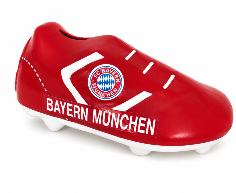 Skarbonka ceramiczna – but piłkarski Bayern München