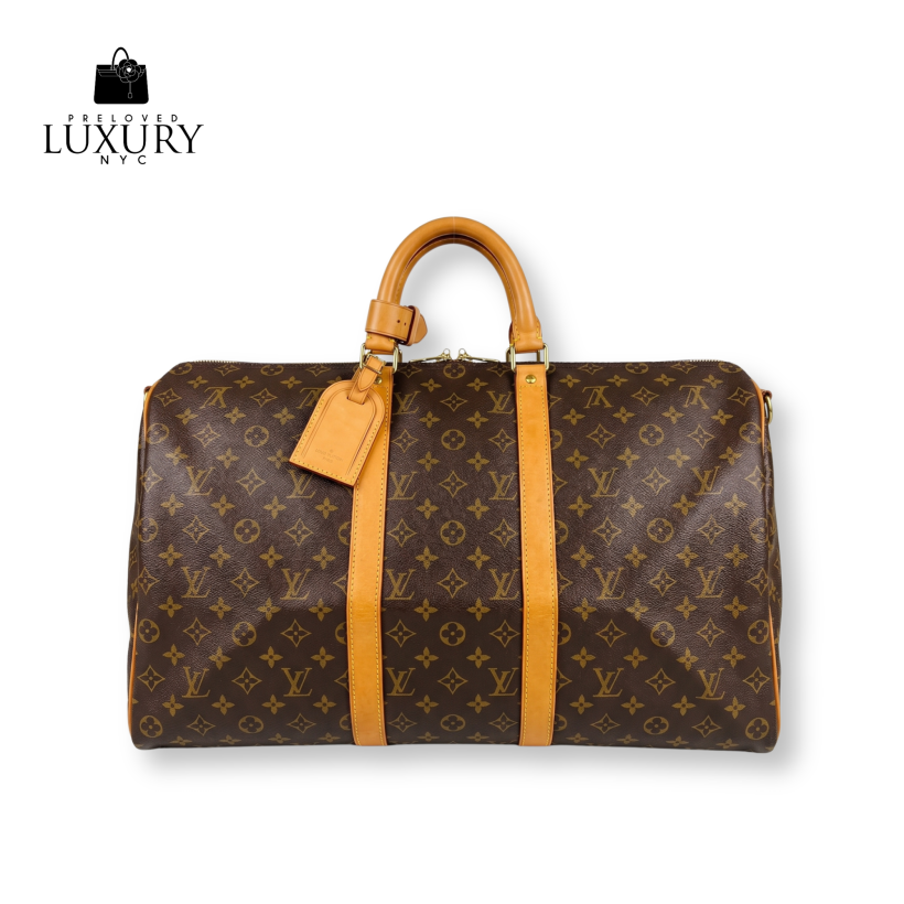 LOUIS VUITTON Monogram Keepall Bandoulière 50