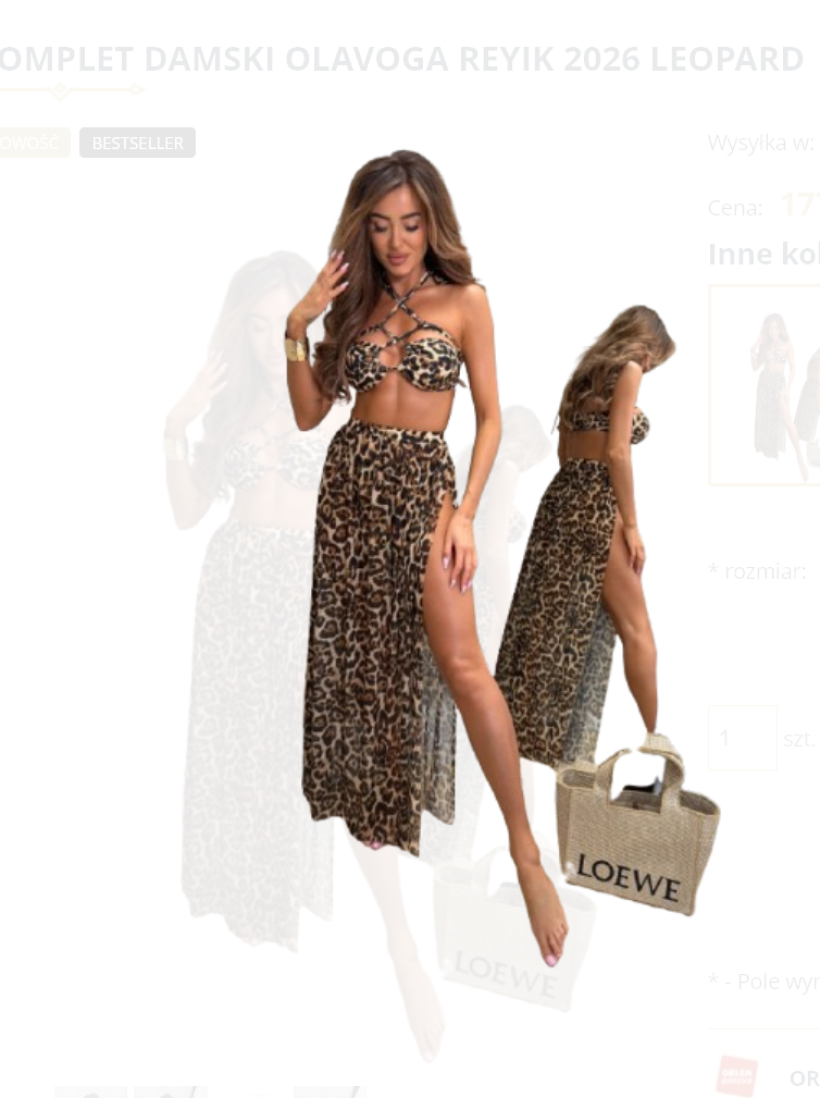 Komplet damski OLAVOGA REYIK 2026 leopard