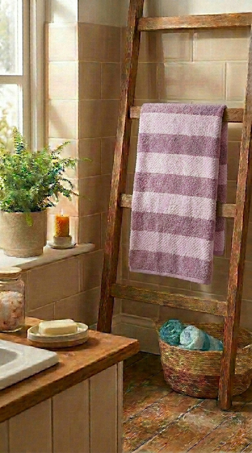 Ręcznik z mikrofibry 70x140 cm 100% mikrofibra fioletowy PL-08
