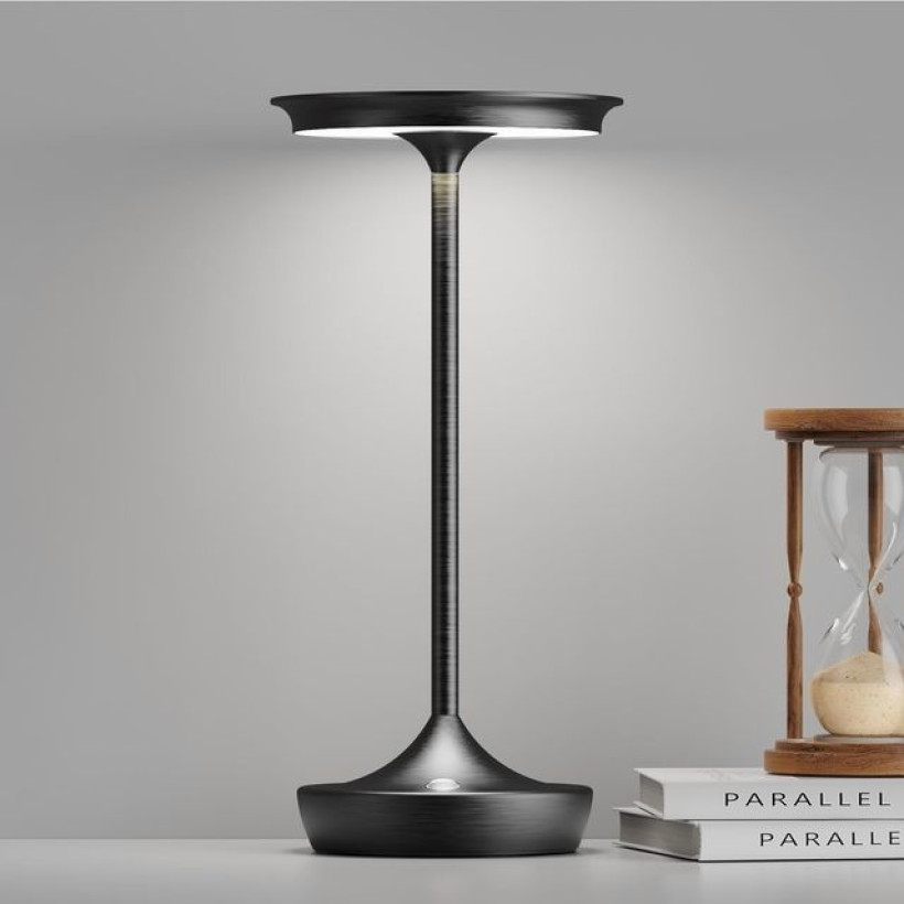 Bezprzewodowa lampka led na dotyk kolor czarny