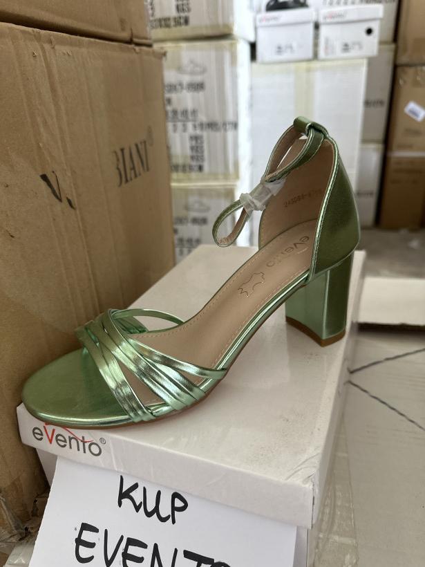 EVENTO 7 sandalek metaliczny zielony 24SD98-6768 green