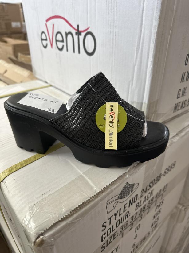 EVENTO 15 laczek klocek czarny wiklinowy 24SD98-6989 black 