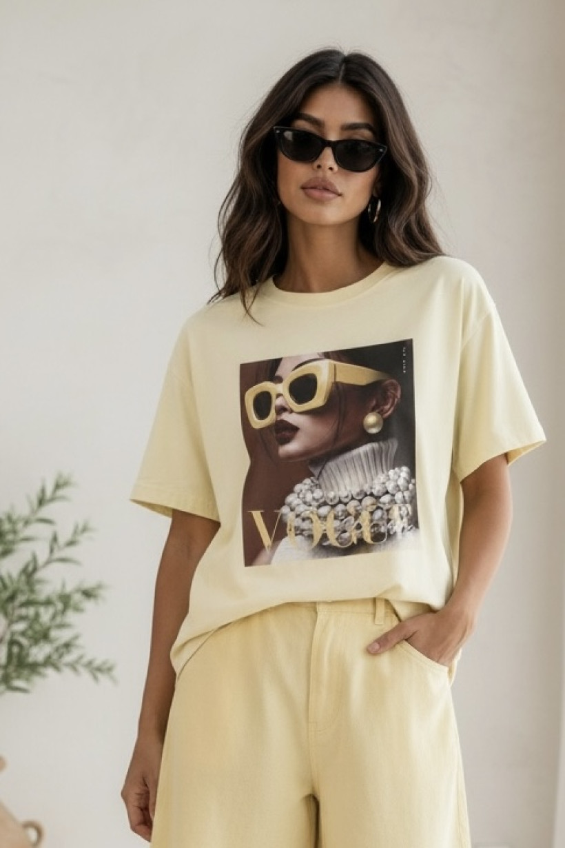 T-shirt Vogue Off PINK 