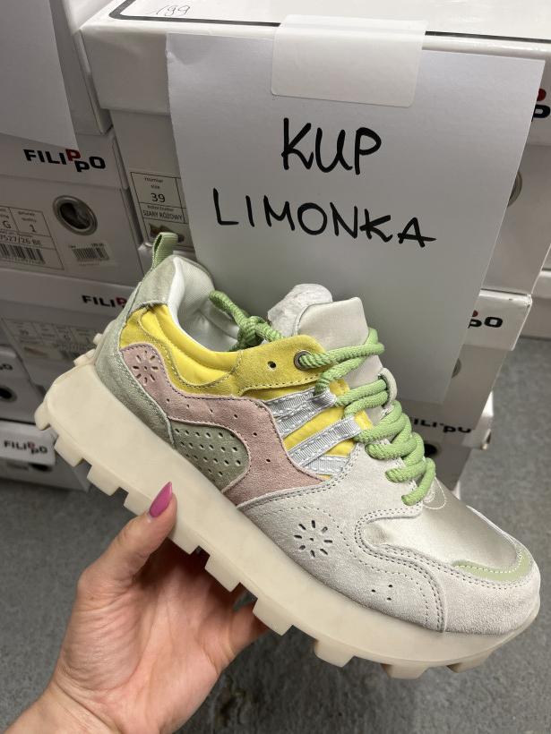 LIMONKA snackers filippo dp7560/26 gr pi adik kolorowy zielone sznurówki