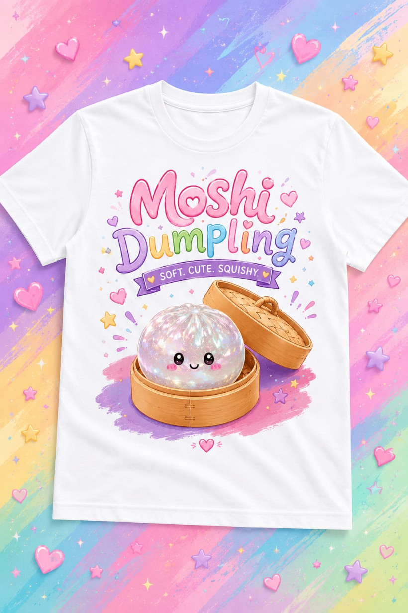 ZA T-shirt BIAŁY -  Moshi pierożek brokatowy biały 