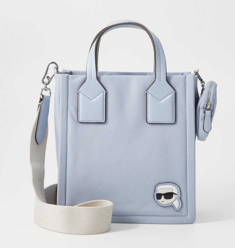 Torebka Karl Lagerfeld Nylon niebieska