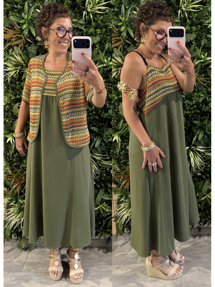 ensemble robe gilet