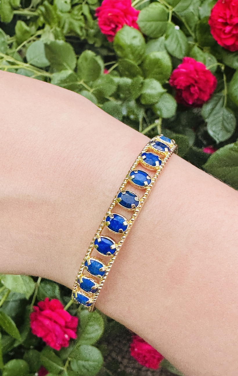 Bracelet lapis lazuli 