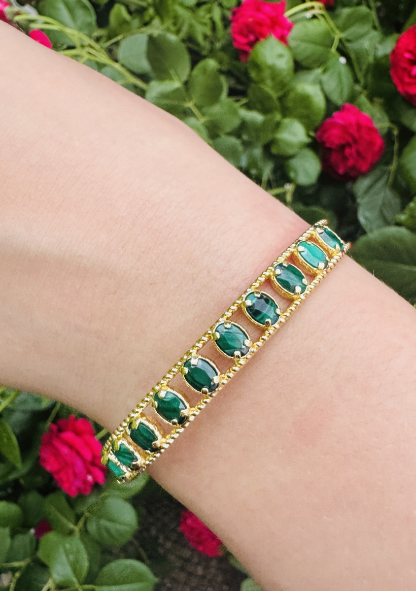 Bracelet malachite 
