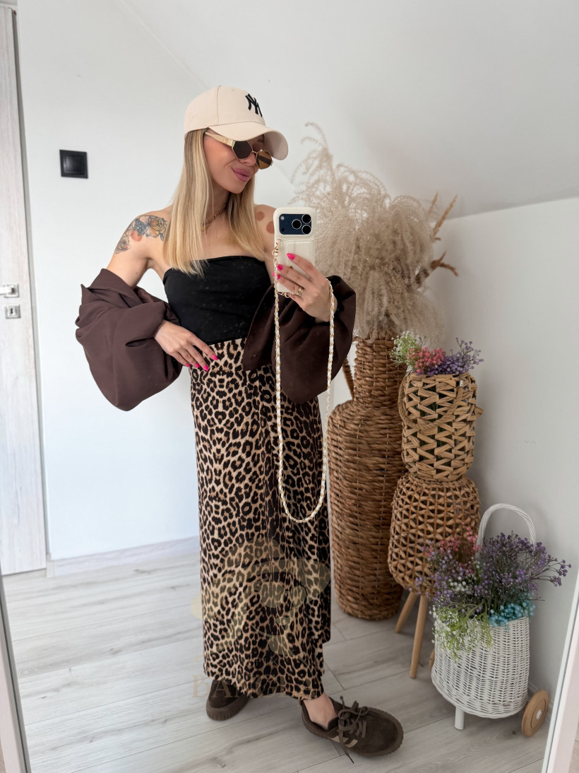 Spódnica pantera lycra