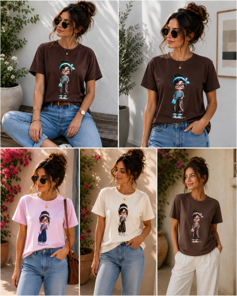 T-shirt Nela Off PINK