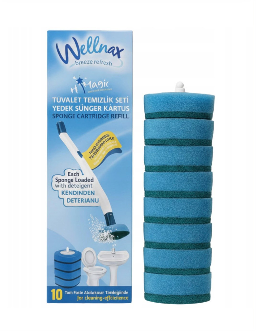 Wellnax Szczotka do wc+ wkłady