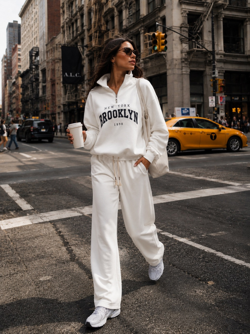Komplet dres Brooklyn  biały