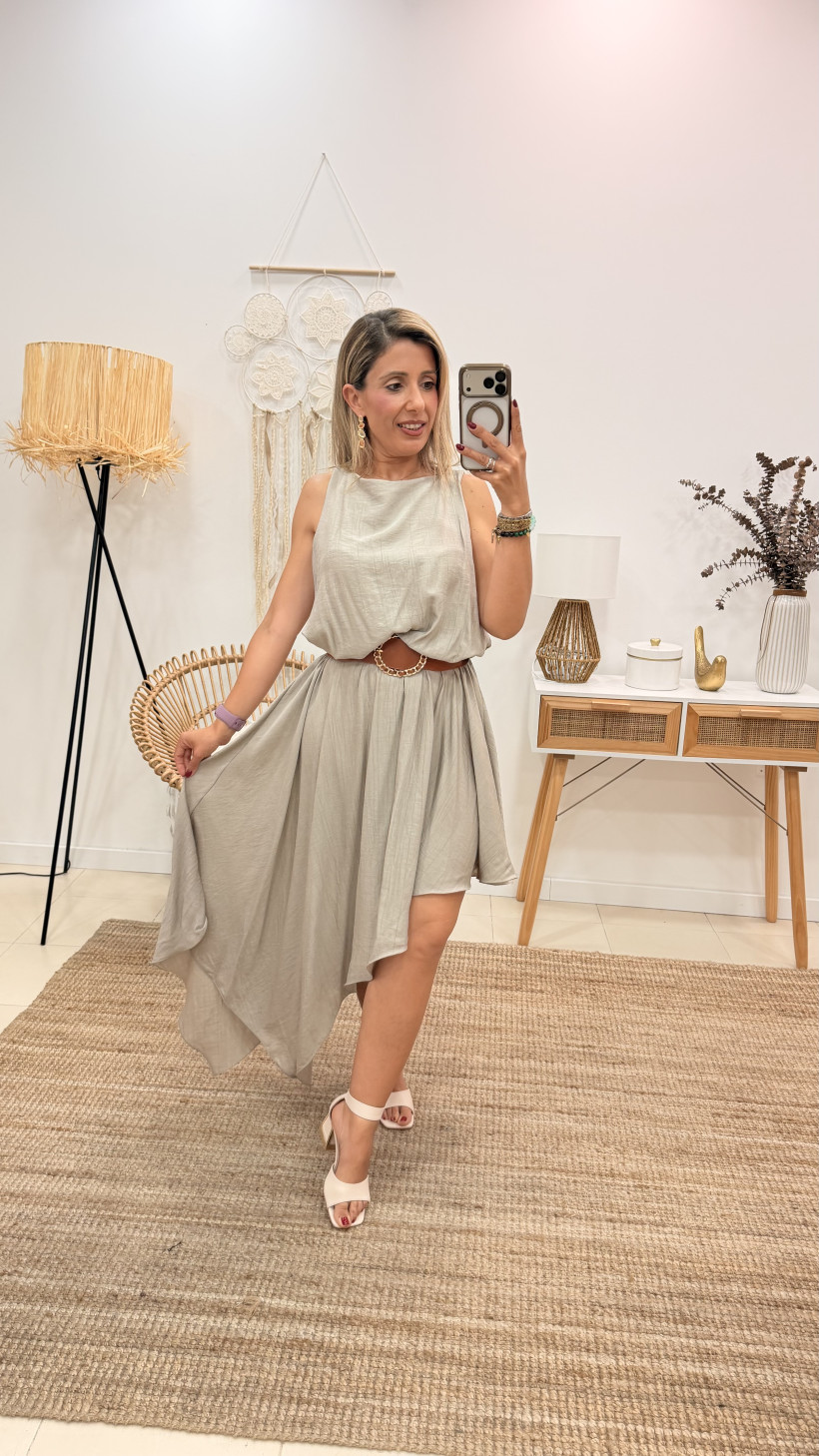 VESTIDO ASSIMÉTRICO 