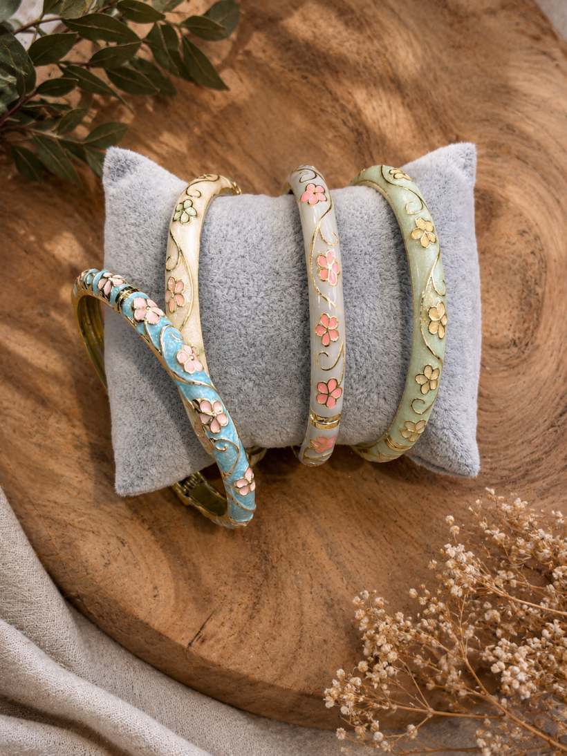 bracelet jonc fin nacré  thaîlandais 