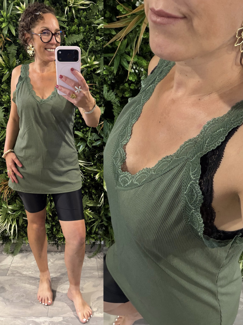 debardeur dentelle 