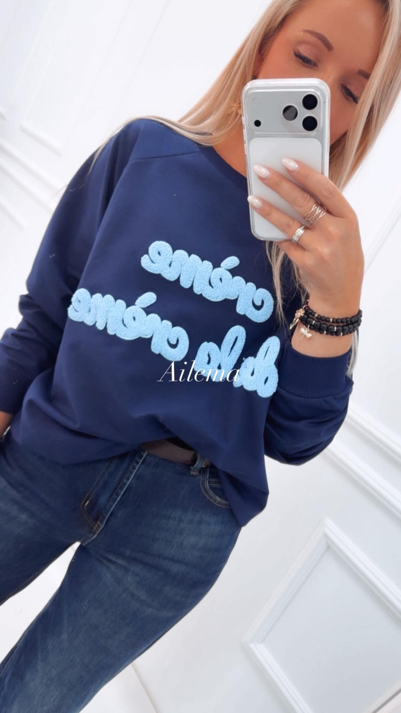 Bluza The Fancy 1635 barankowy napis
