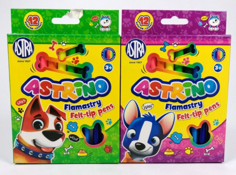Flamastry Asterino 12 kol.