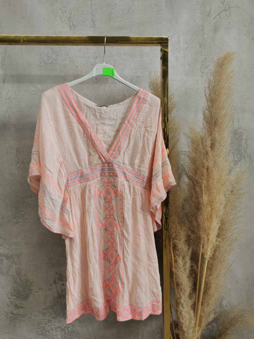 2gat. Bluzka, tunika Sun Boho neon