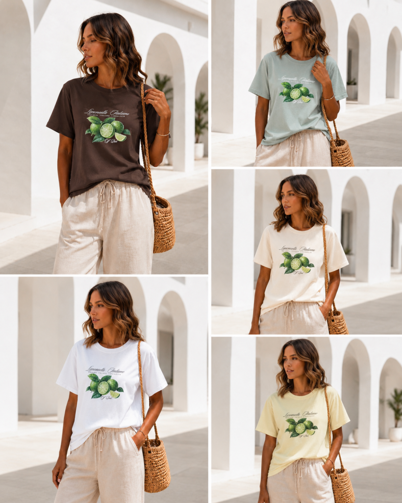 T-shirt Limoncello Off PINK
