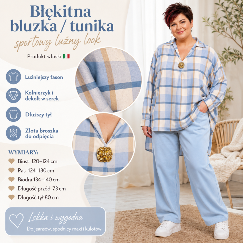Bluzka Krata Gold