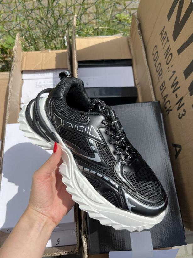 ADIDASY 6 yy-120 black czarny adik biała podeszwa