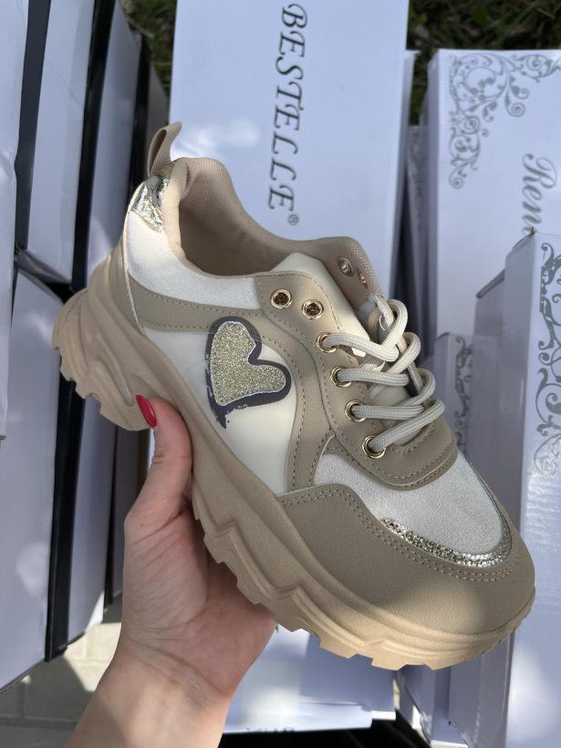 ADIDASY 20 bestelle a88-199 beżowy adik z sercem